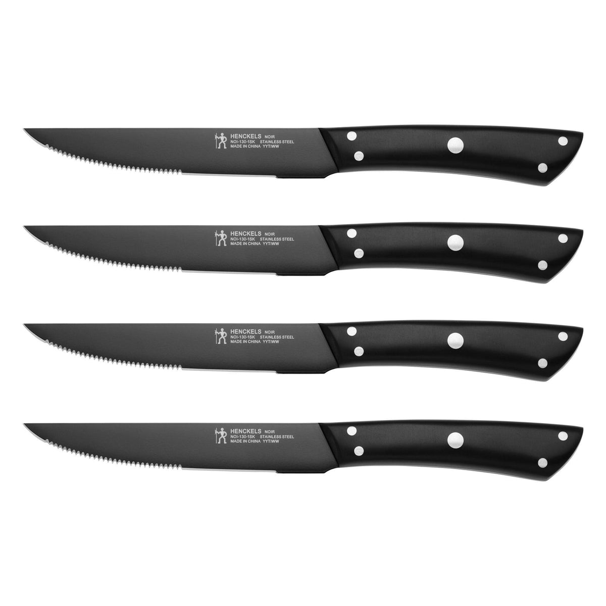 Henckels Noir 4pc Steak Knife Set