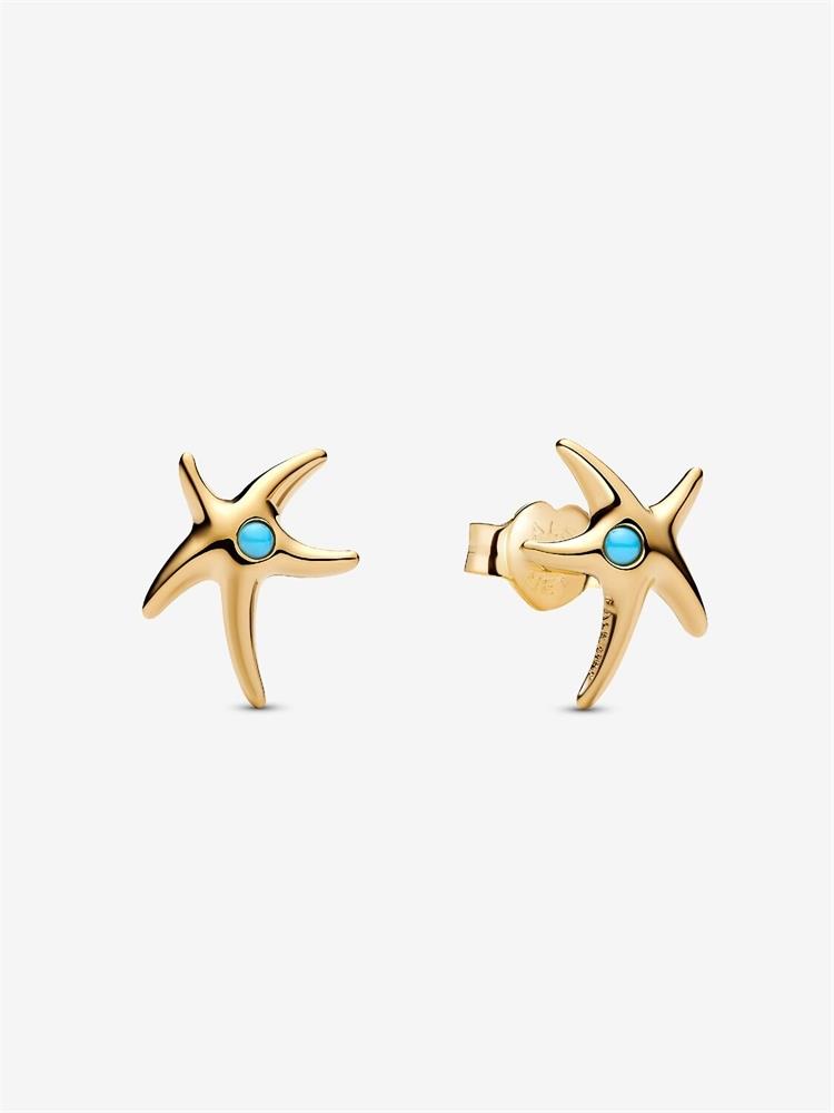 Pandora Starfish Stud Earrings