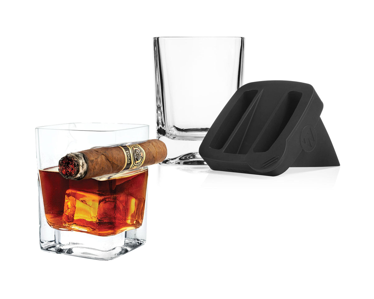 Corkcicle Whiskey Wedge Single w/Cigar Glass