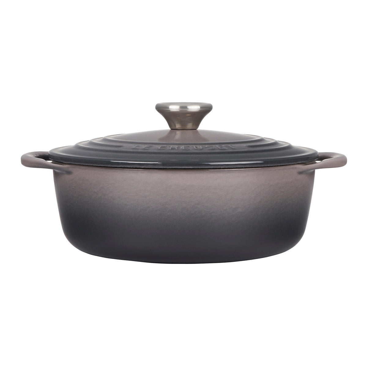 Le Creuset 2.75qt Shallow Round Cast Iron Oven Oyster