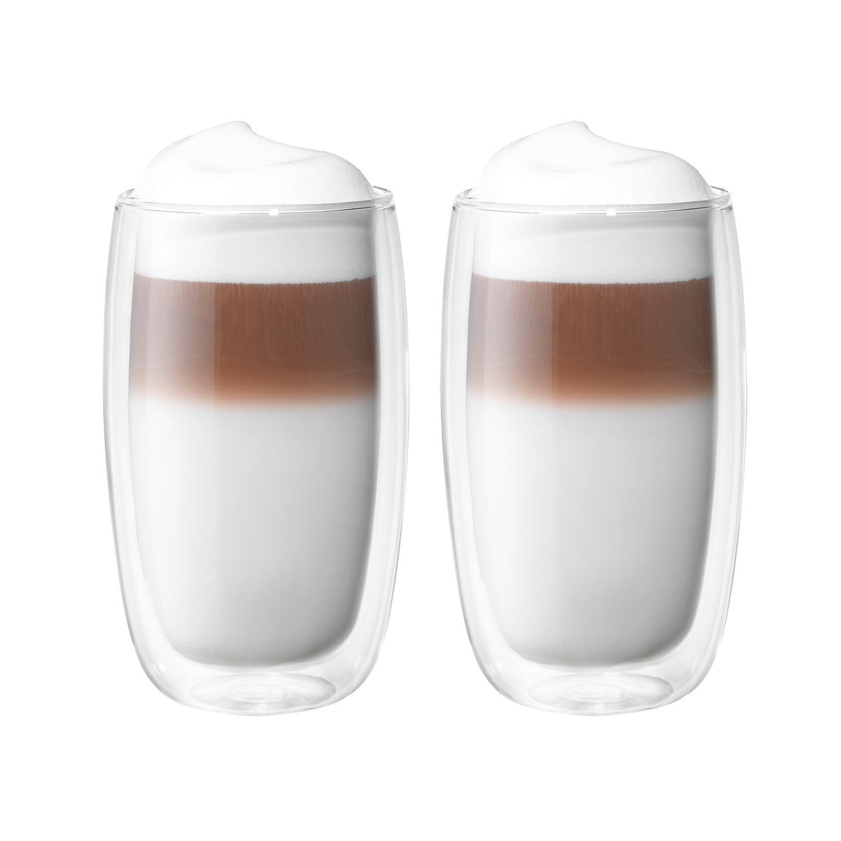 JA Henckels Sorrento 2-Piece Double-Wall Glass Latte Cup Set