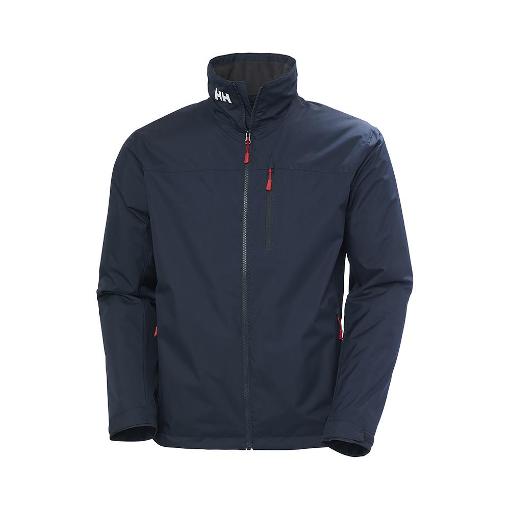 Helly Hansen Mens Crew Midlayer Jacket 2.0-Black-XL