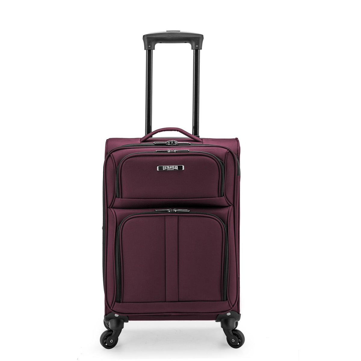 Traveler's Choice Anzio 22" Softside Expandable Spinner Luggage, Dark Grey