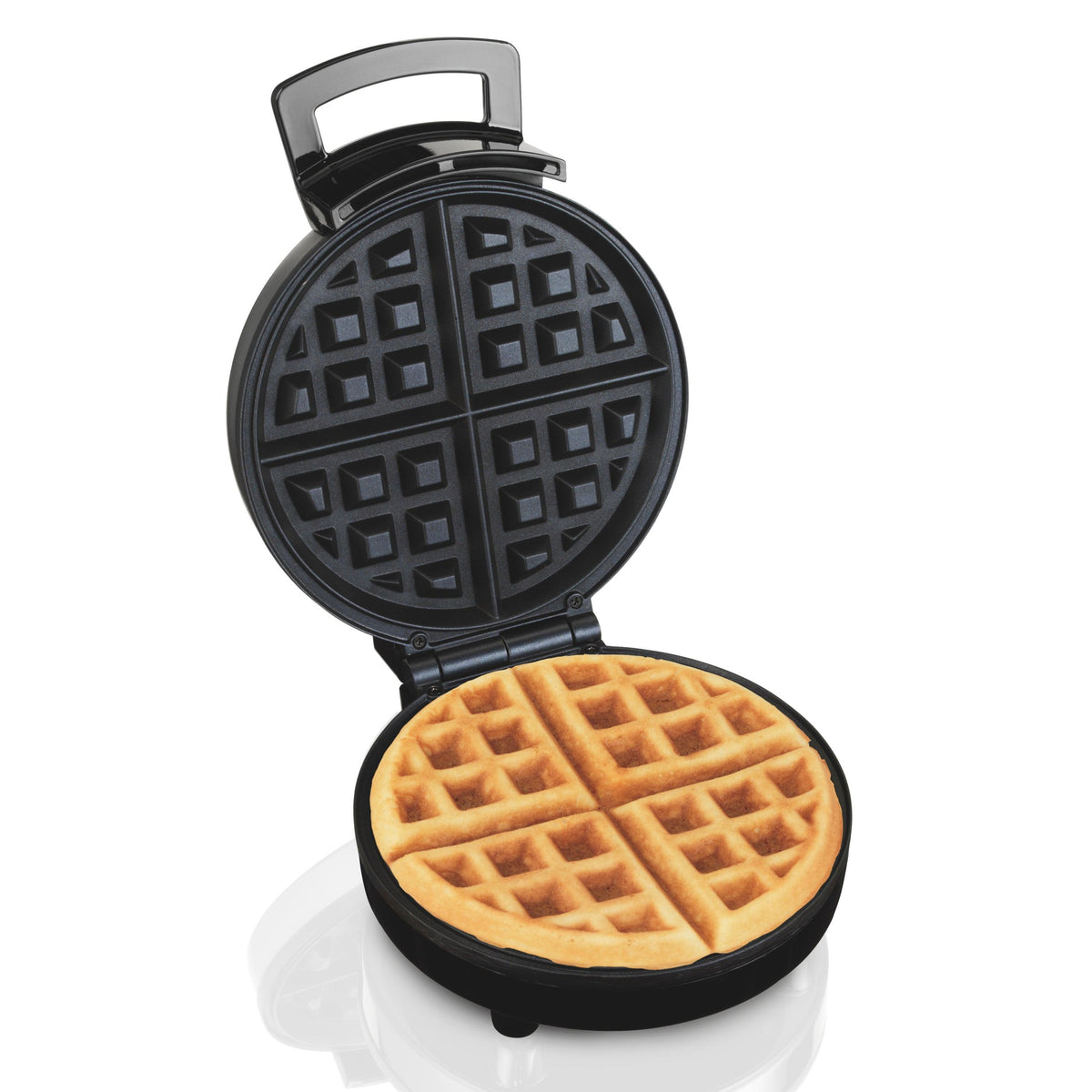 Hamilton Beach Round Belgian Waffle Maker w/ Adjustable Temperature