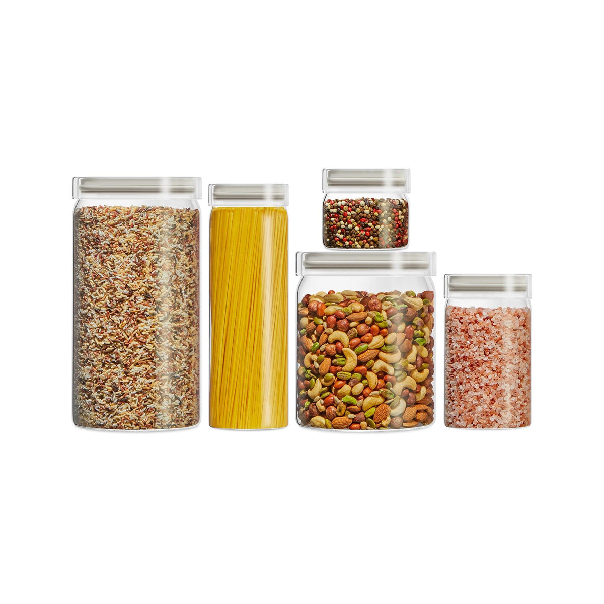 Pyrex 5pc Store It Glass Canisters Set