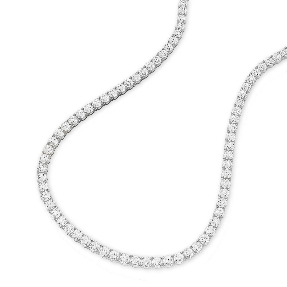 Prestige Boutique Diamonds Lab Diamond Tennis Necklace Size 18"