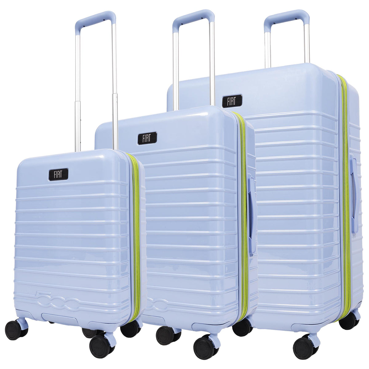 FUL Luggage Fiat Hardside Luggage Set Size 3 Pieces