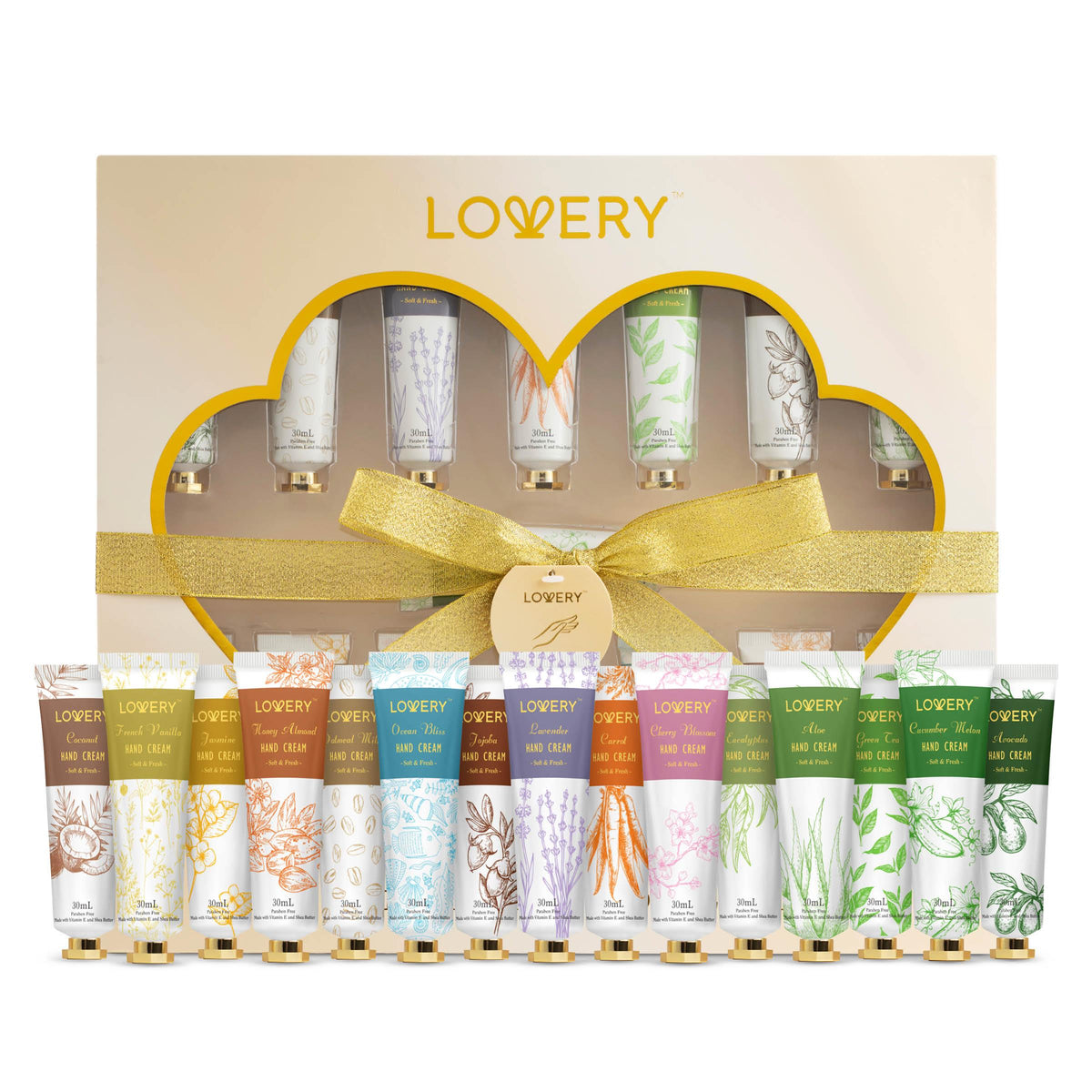 Lovery Hand Lotions Gift Set Size 15 Pieces