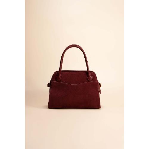 OLEADA Handbags Mini Coast Portfolio Satchel Burgundy