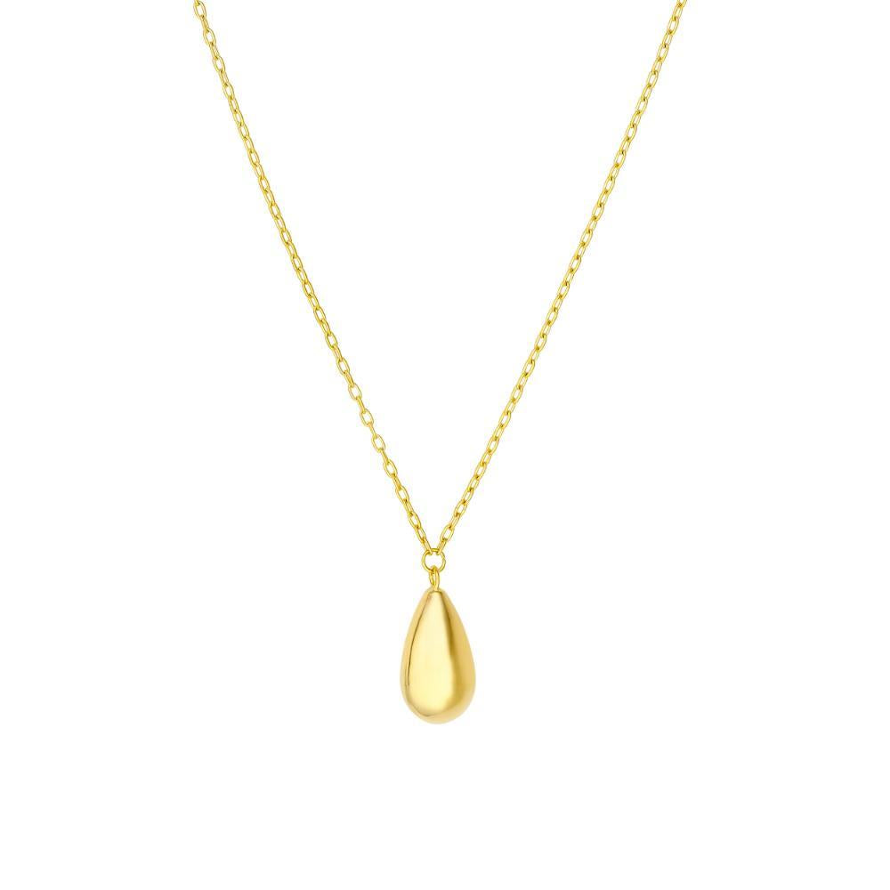 HAWLEY ST Bombe Teardrop Pendant 18" Necklace