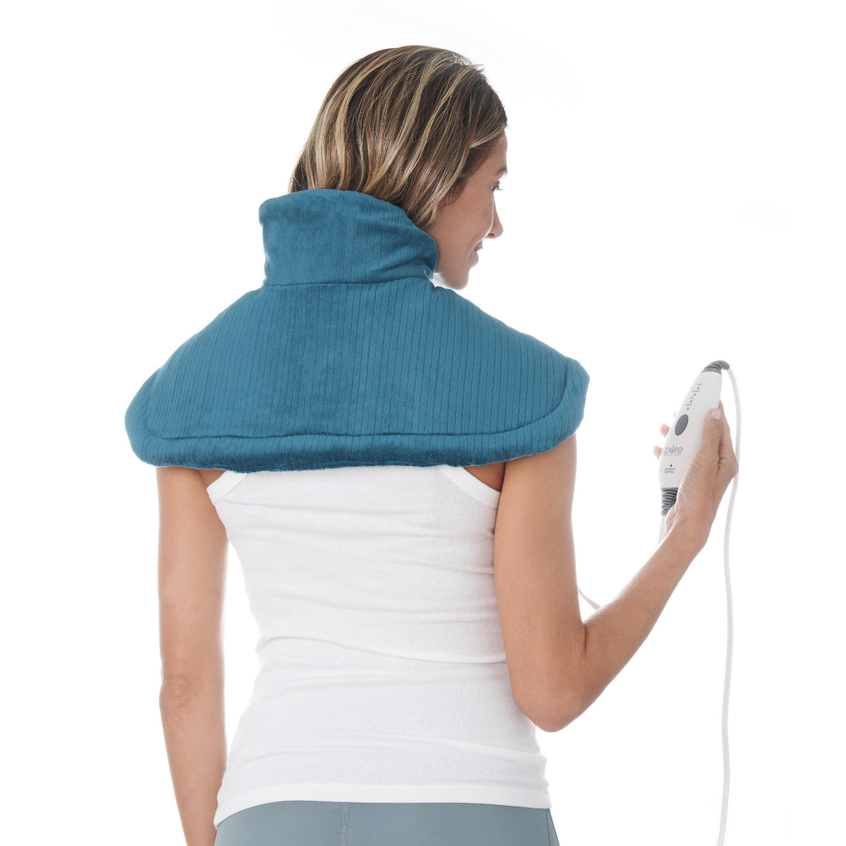 Pure Enrichment PureRelief Neck & Shoulder Heating Pad Blue