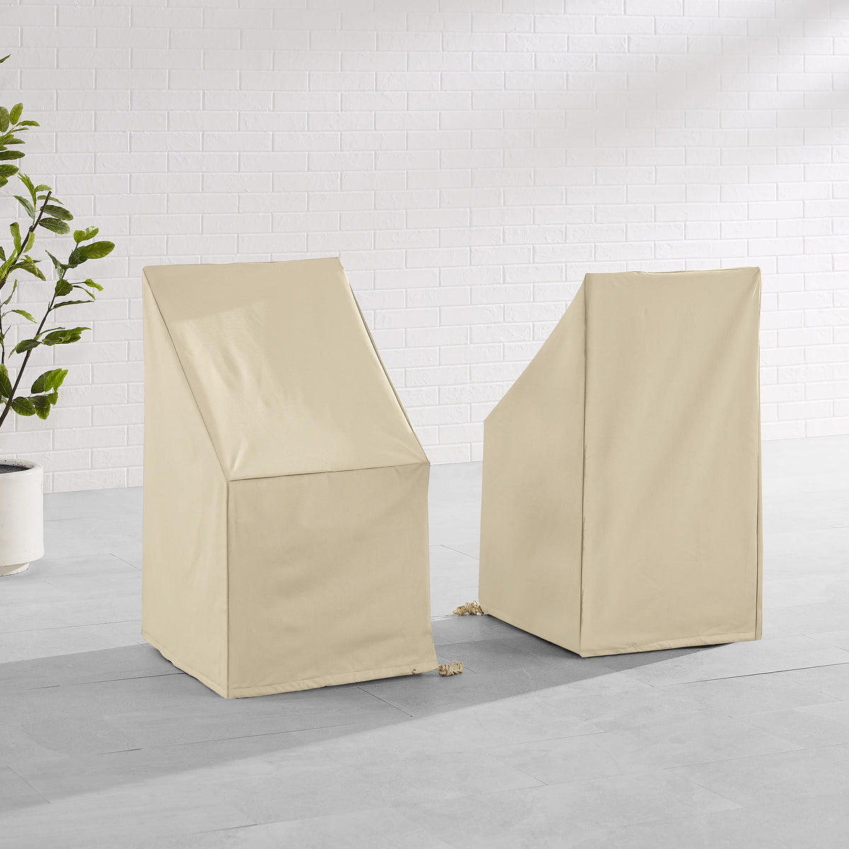 Crosley Outdoor 2Pc Outdoor Dining Side Chair Furniture Cover Set