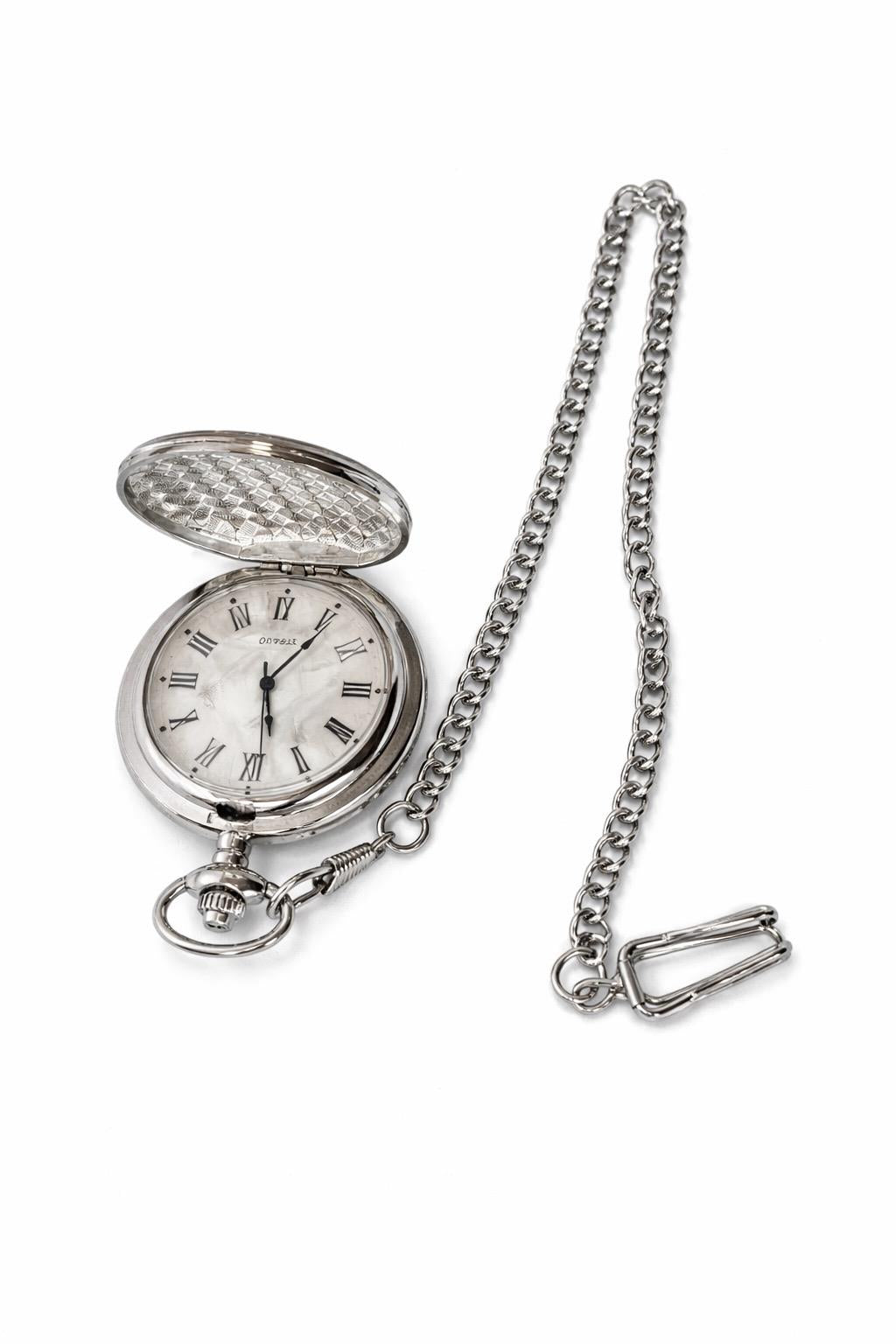 Completely Bella Men's Classic Locket Style Pocket Watch