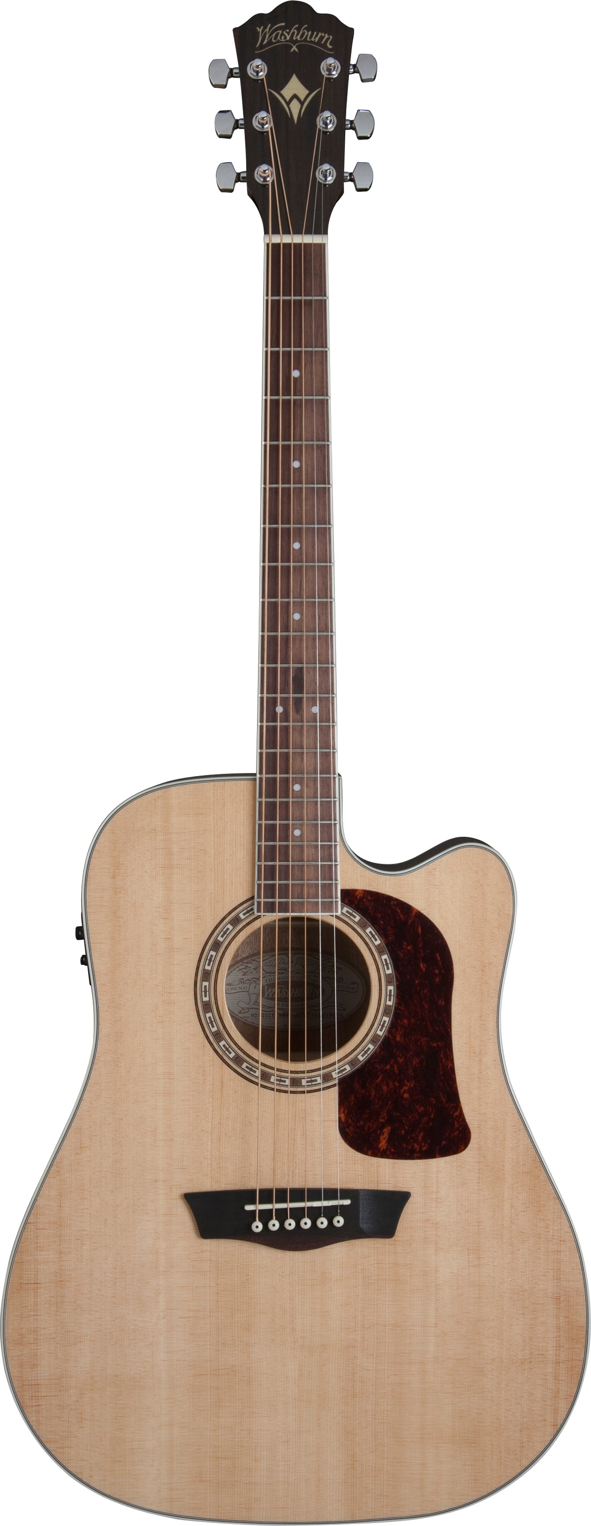Washburn HD10SCE-O Heritage 10 Series Acoustic Cutaway Guitar