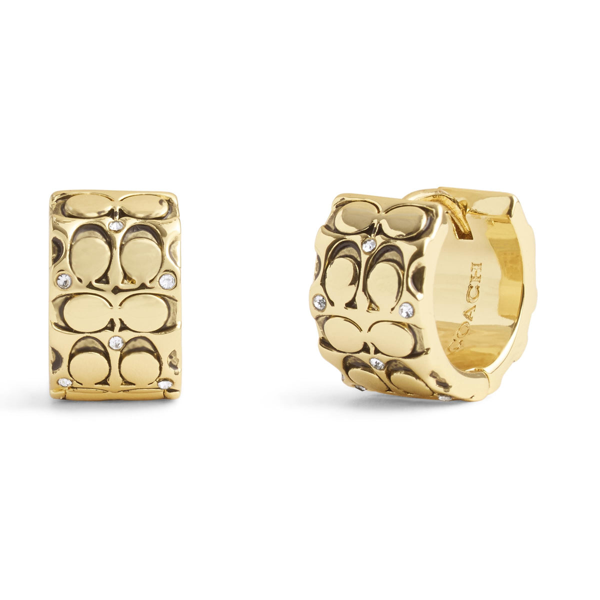 COACH Signature Quilted Huggies - Gold
