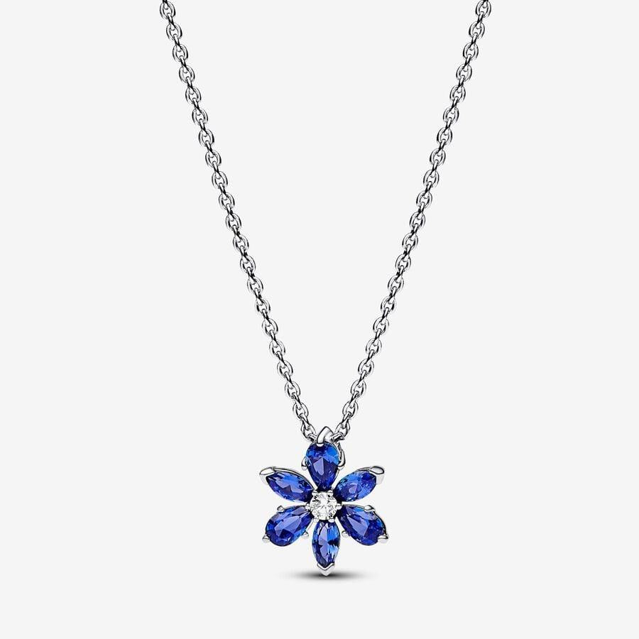 Pandora Sparkling Blue Herbarium Cluster Pendant