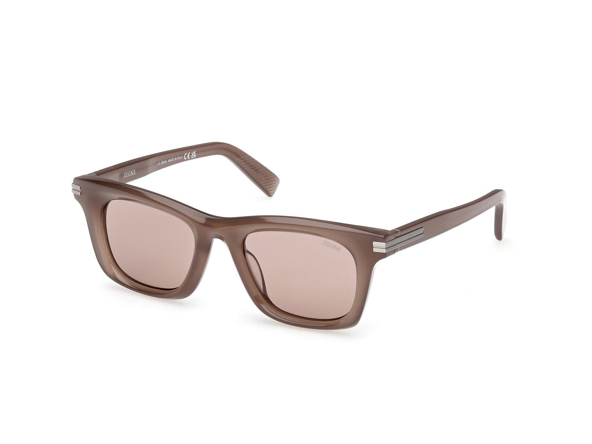 Zegna Square Sunglasses Size 52 mm