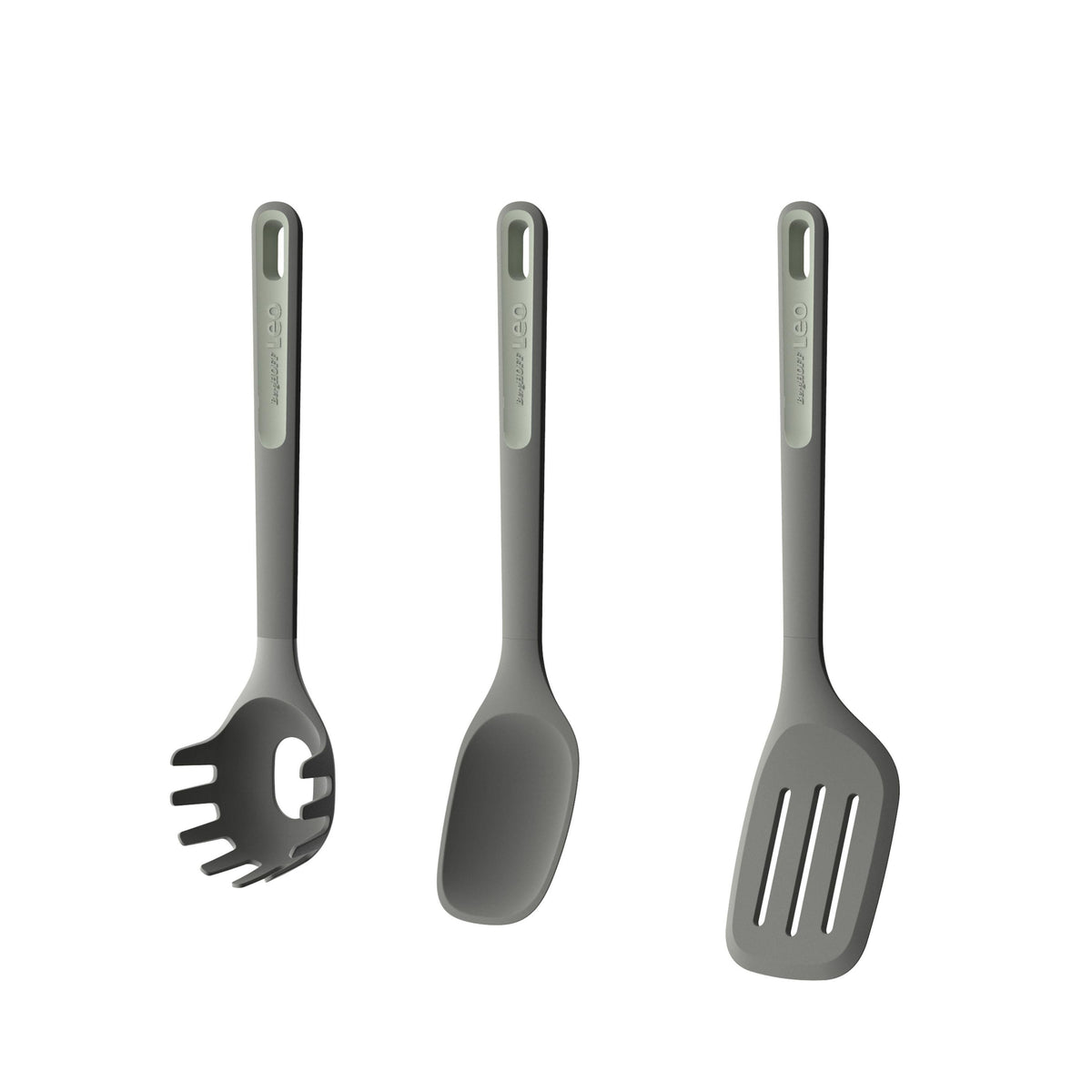 BergHOFF Balance 3Pc Nonstick Silicone Serving Utensil Set, Recycled Material