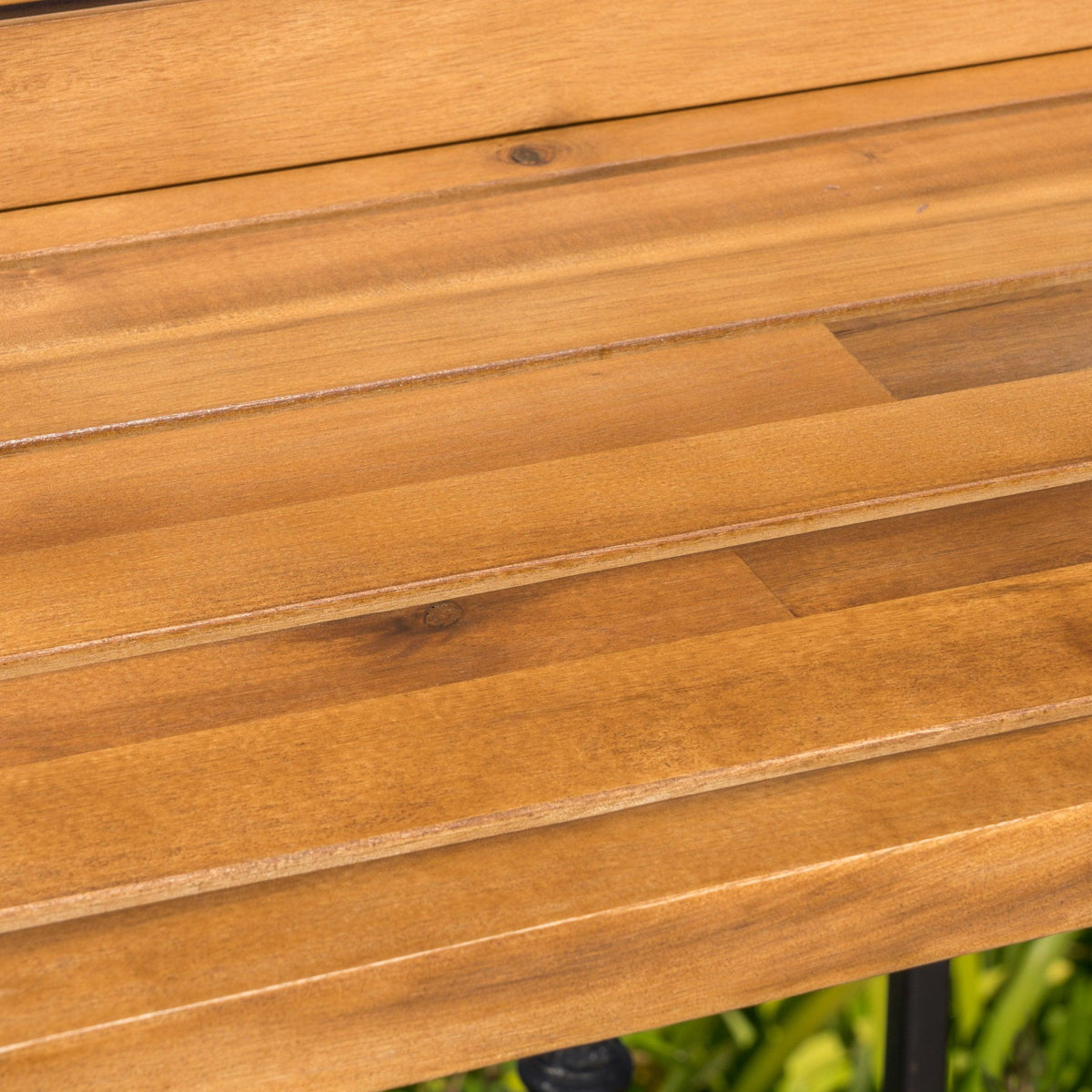 Stark Home Caribbean Outdoor Acacia Wood Balcony Bar Table
