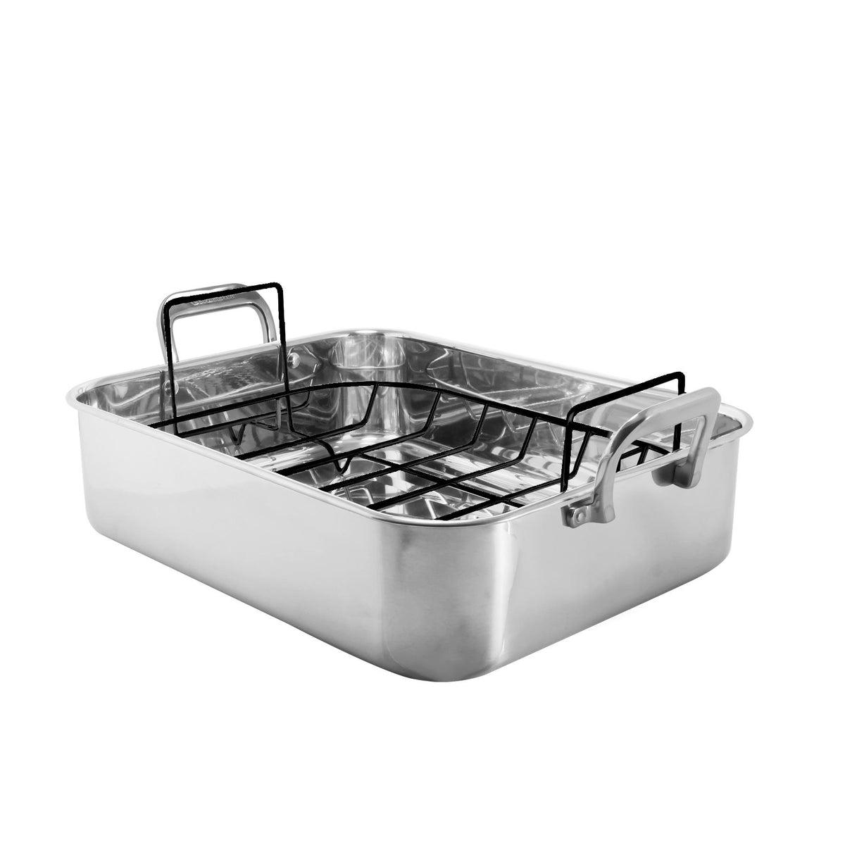 Chantal Stainless Steel Roaster with Non -Stick Rack