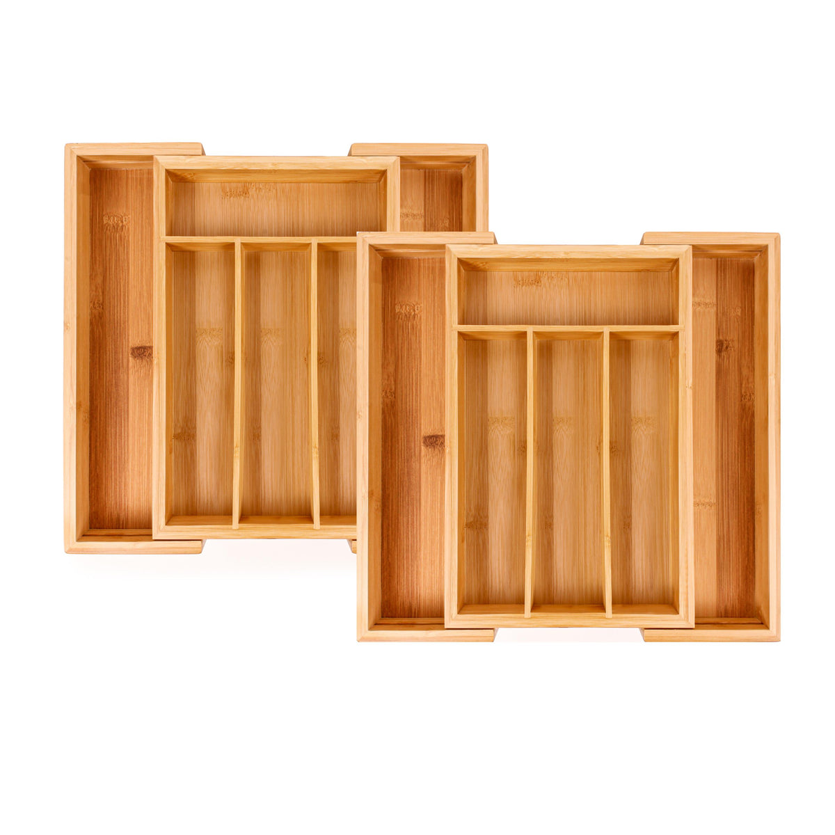 BergHoff Bamboo Expanding Flatware Organizer Size 2 pieces