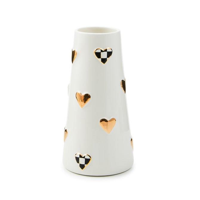 MacKenzie-Childs Short Heart Vase
