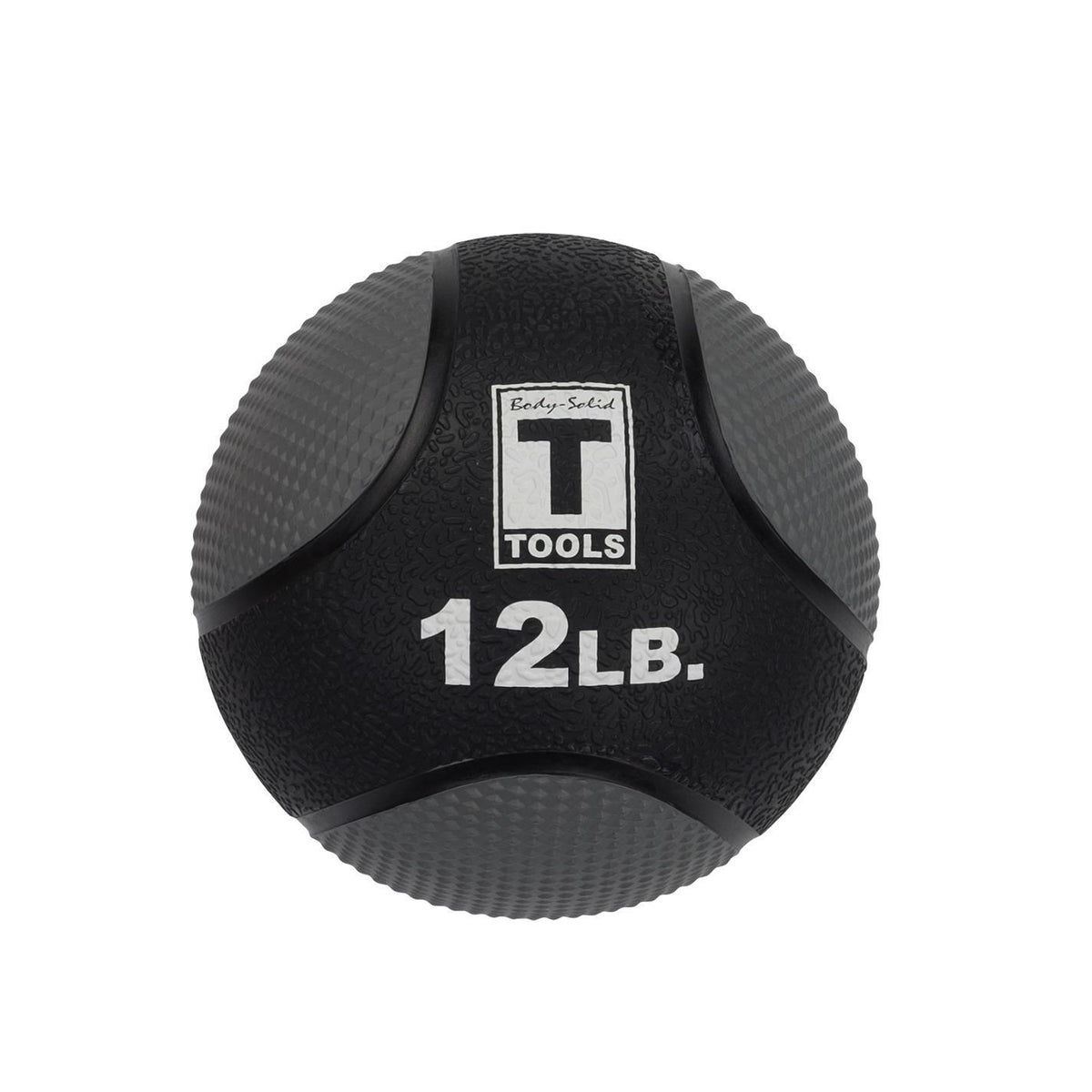 Body-Solid Medicine Ball - 12 lb, Black