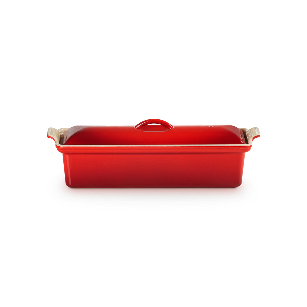 Le Creuset 2qt Traditional Cast Iron Rectangular Pate Terrine Cerise