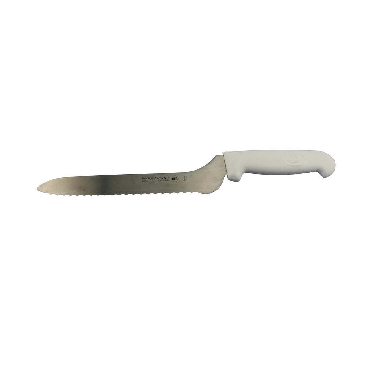 BergHOFF Ergonomic SS Bread Knife, Scallopped Offset, 9"