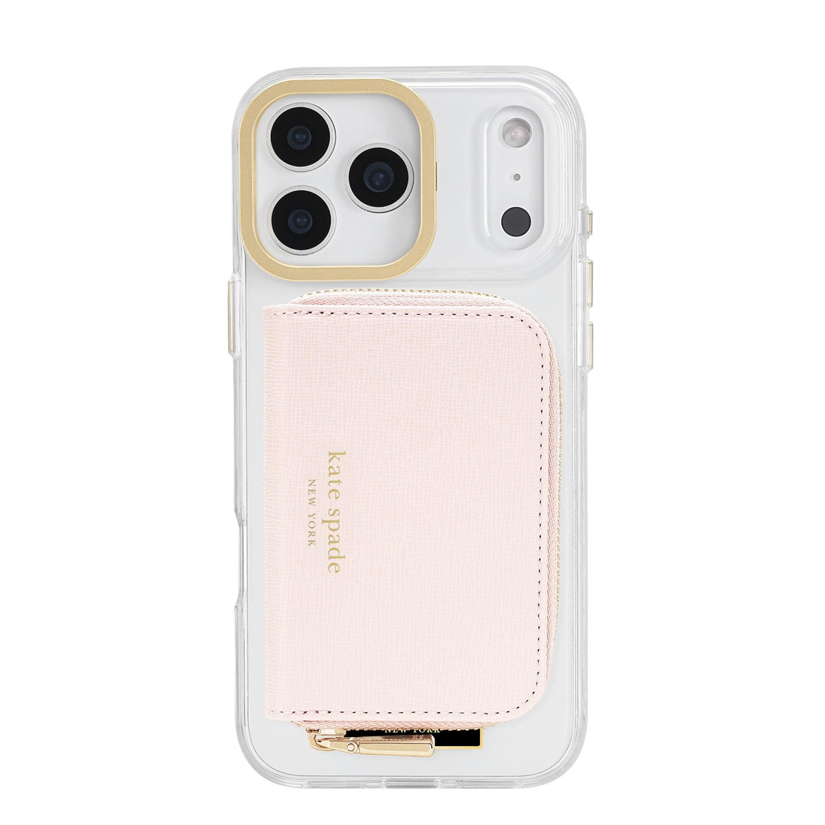 Kate Spade New York Devin Zip MagSafe Wallet Chalk Pink