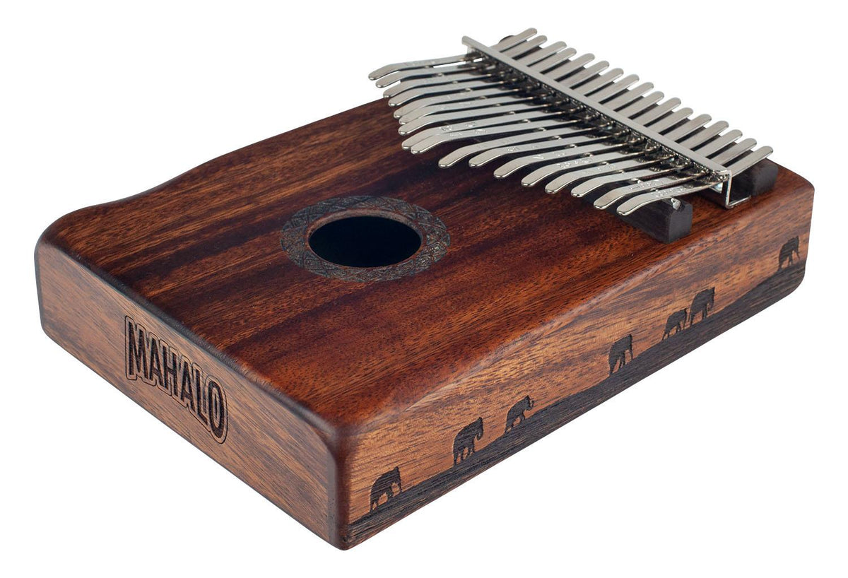 Mahalo Ukuleles MKA17TD Kalimba - Traditional Design with Carry Bag