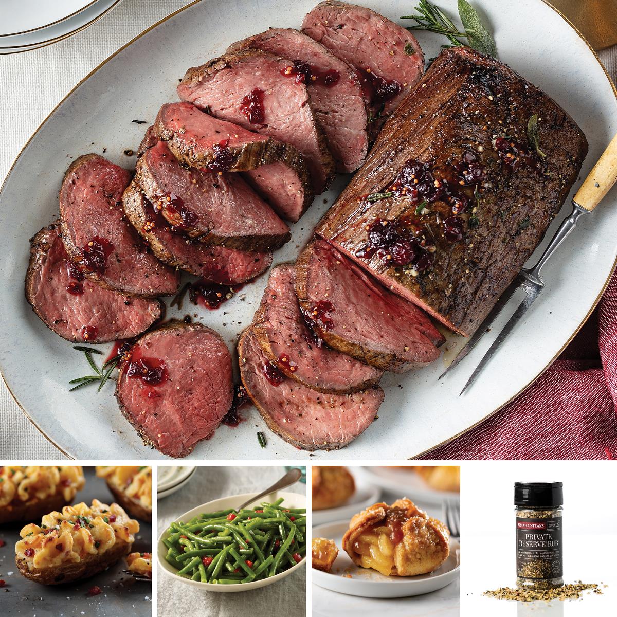 Omaha Steaks Chateaubriand Meal