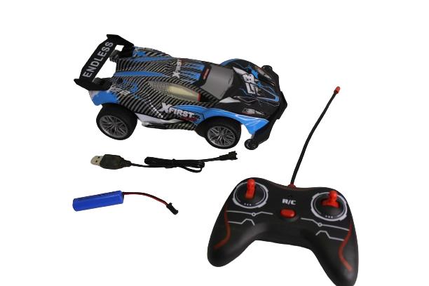 Bella Home Remote Control Race Car w/Rechargeable Battery and USB Charger Cable