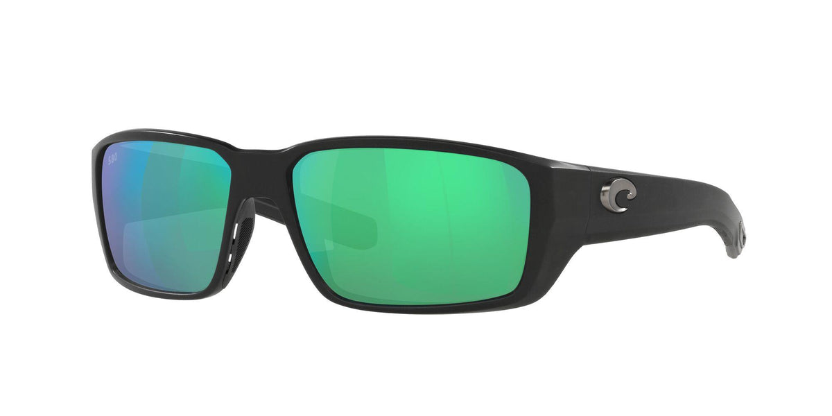 Costa Del Mar Fantail Pro - Matte Black/Green Mirror Polarized