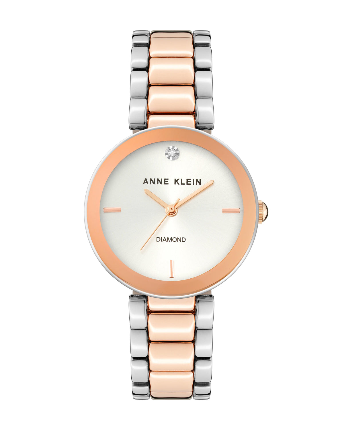 Anne Klein Women's Bracelet Watch - Silver/Rose Gold