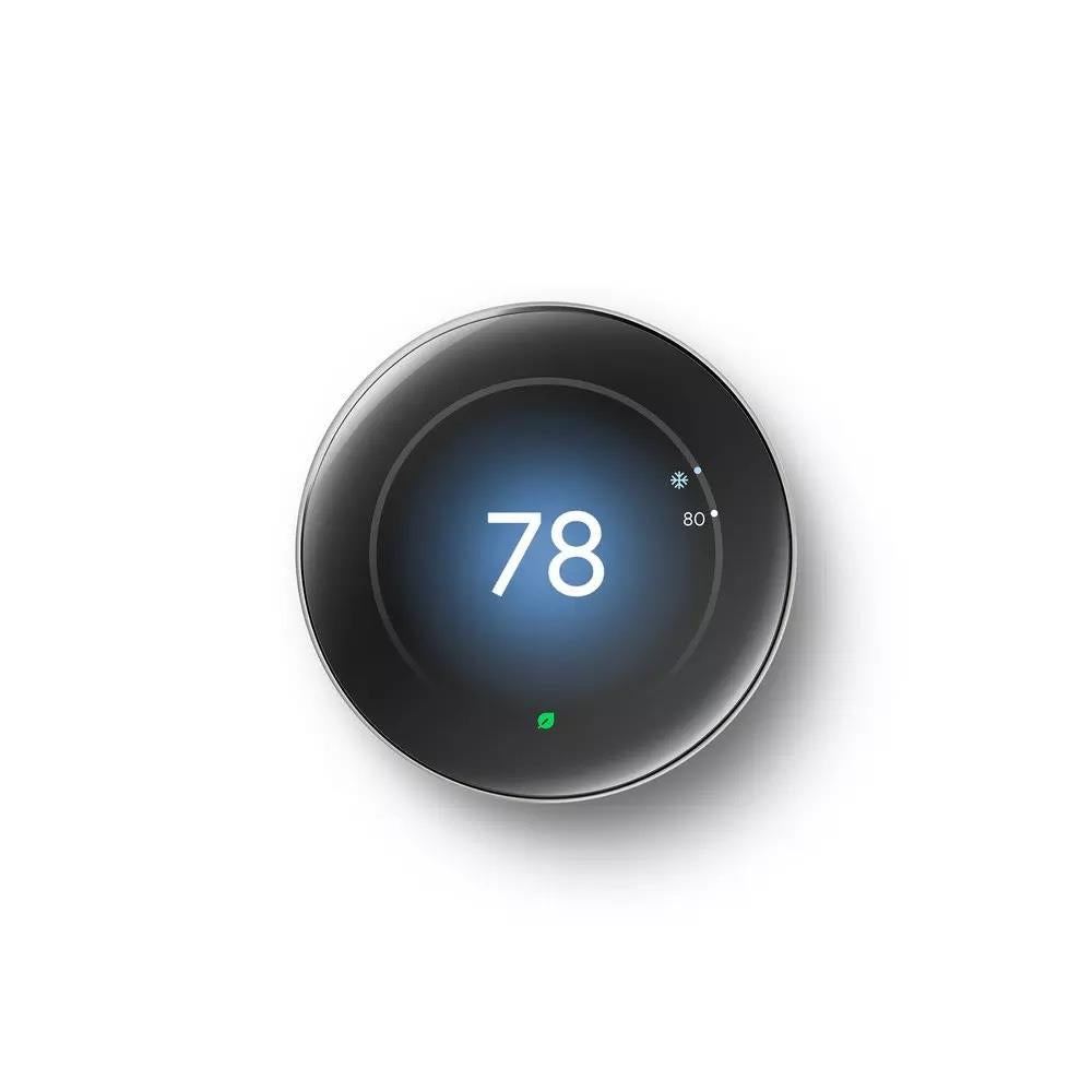 Google-Nest Nest Learning Thermostat (4th Gen) in Silver