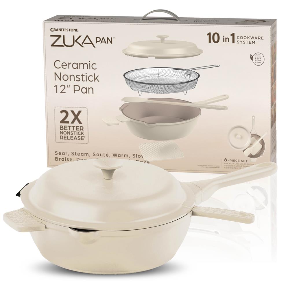 GraniteStone Cookware Zuka Every Day Frying Pan Size 12 Inch