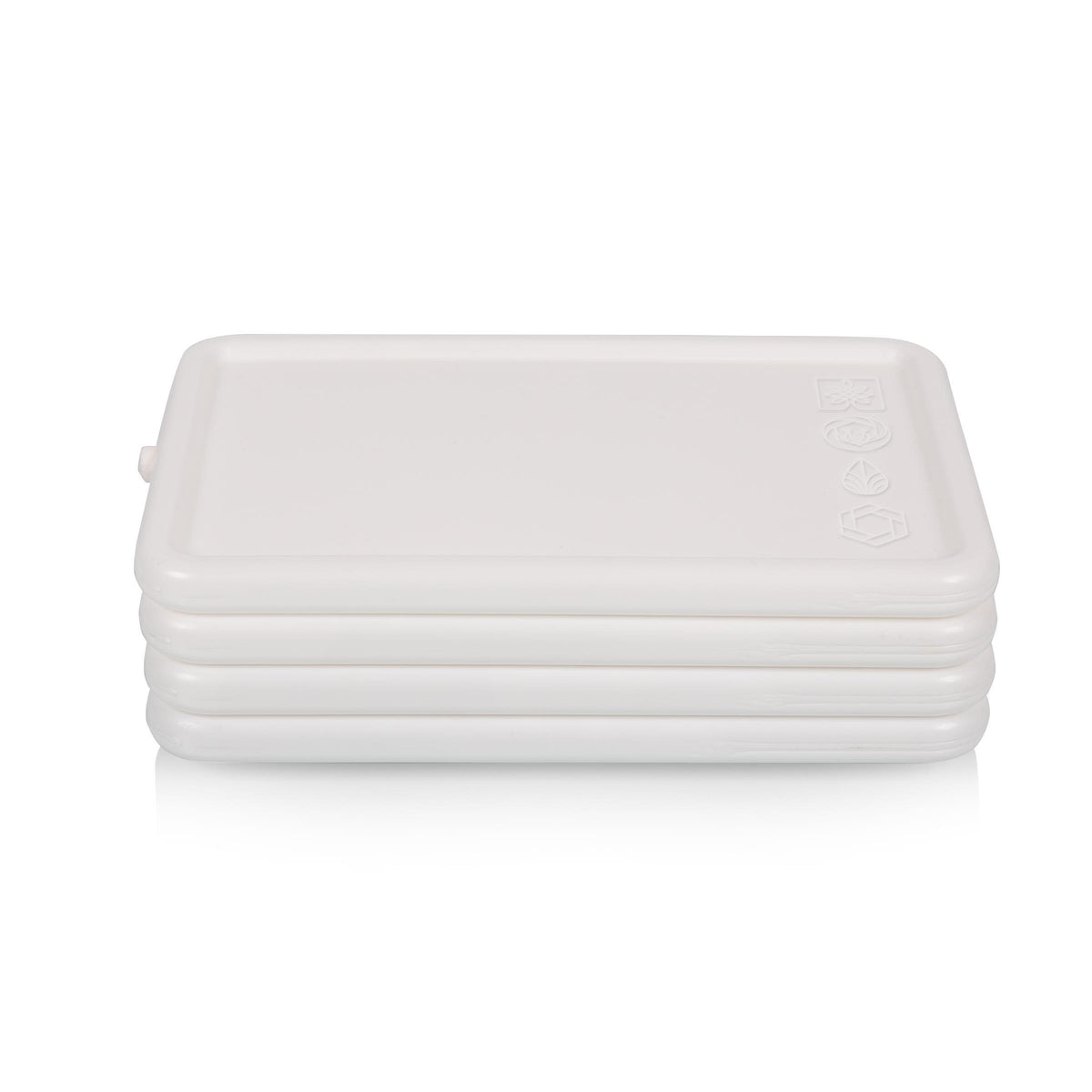 Picnic Time Set of 4 Ice Packs - White