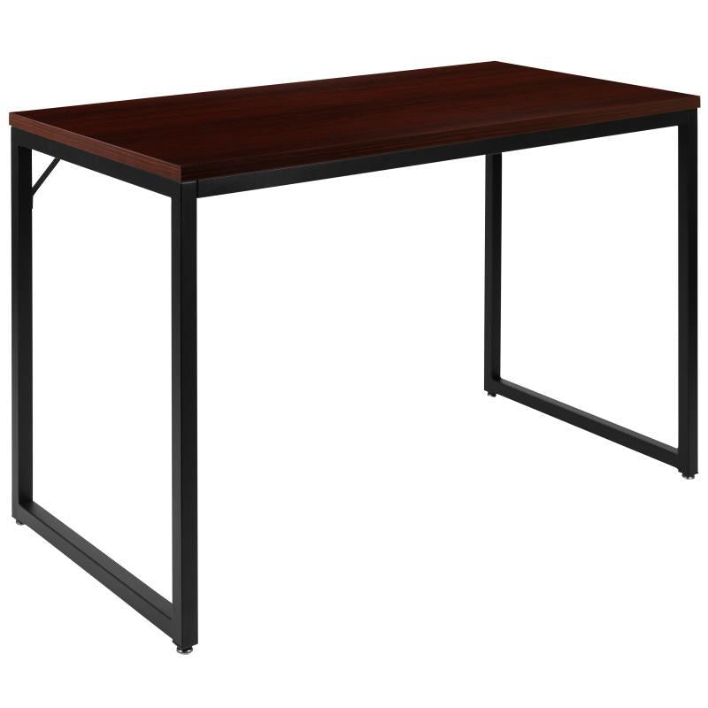 OSC Designs Kimberly Tiverton Modern Mahogany Desk