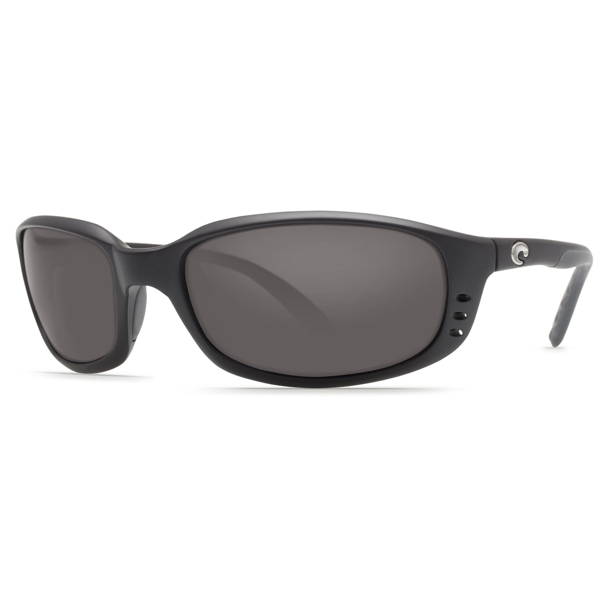 Costa Del Mar Brine Polarized Sunglasses - Shiny Black/Gray