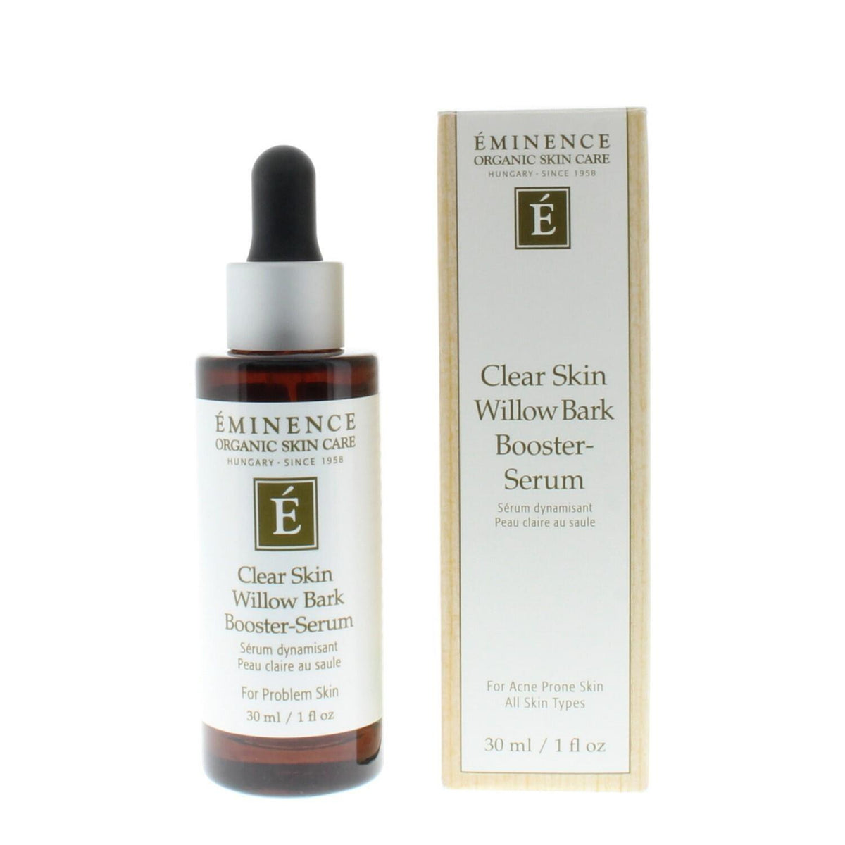 Eminence Clear Skin Willow Bark Booster-Serum Size 1oz