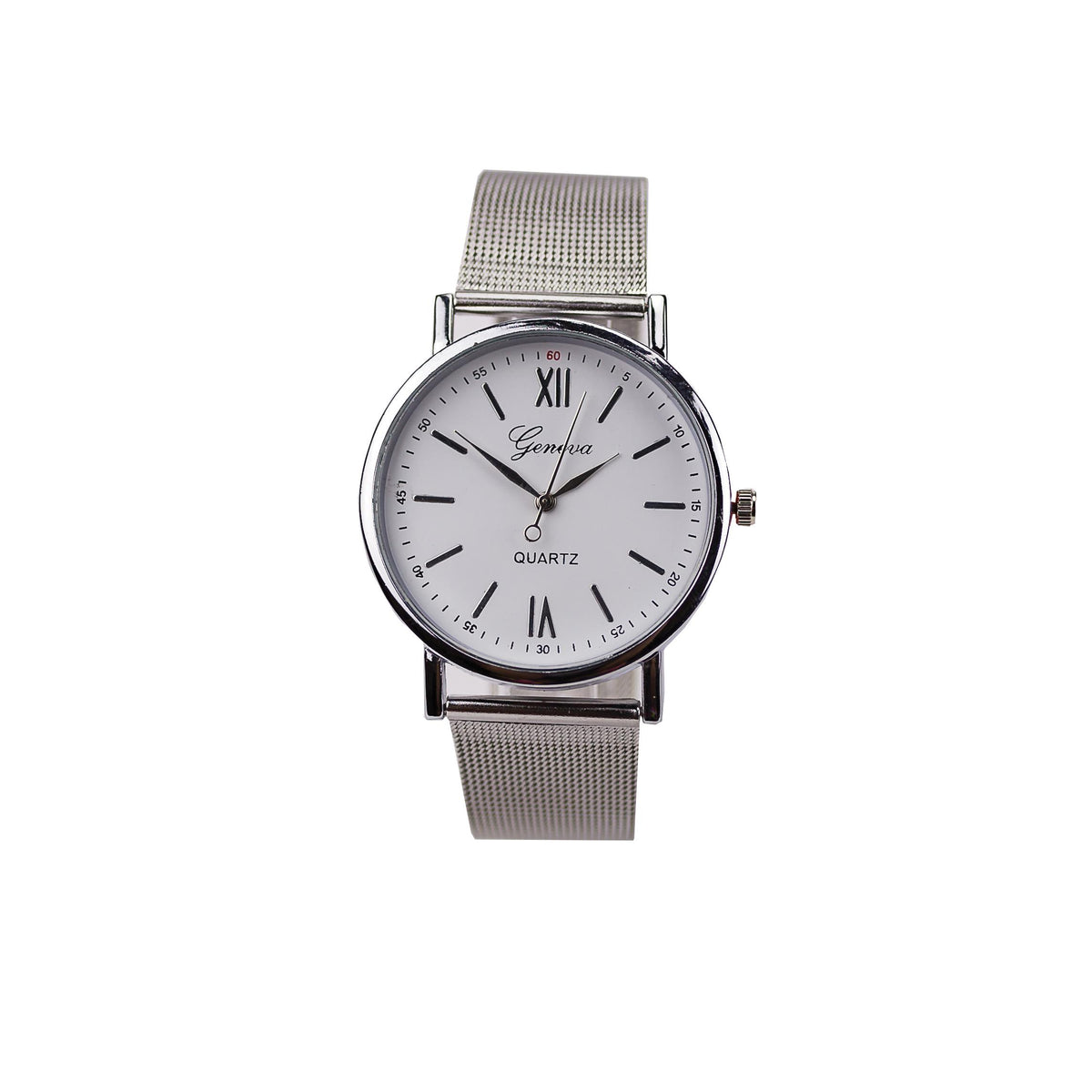 Completely Bella Silver Geneva Men's Quartz Watch