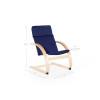Guidecraft Kiddie Rocker - Blue