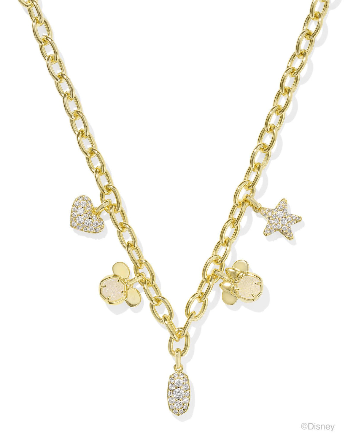 Kendra Scott Mickey Minnie Charm Necklace