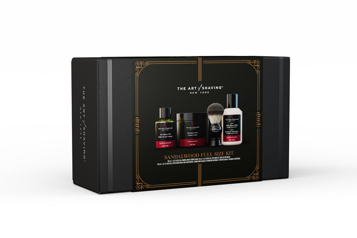 The Art of Shaving Full Size Kit with Shaving Brush - Sandalwood