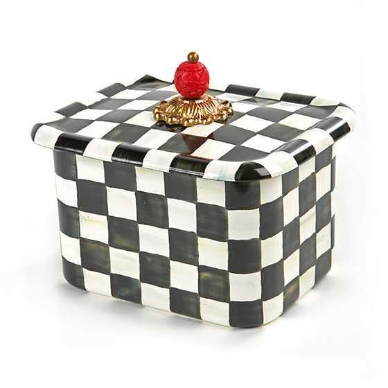 MacKenzie-Childs Royal Check Recipe Box