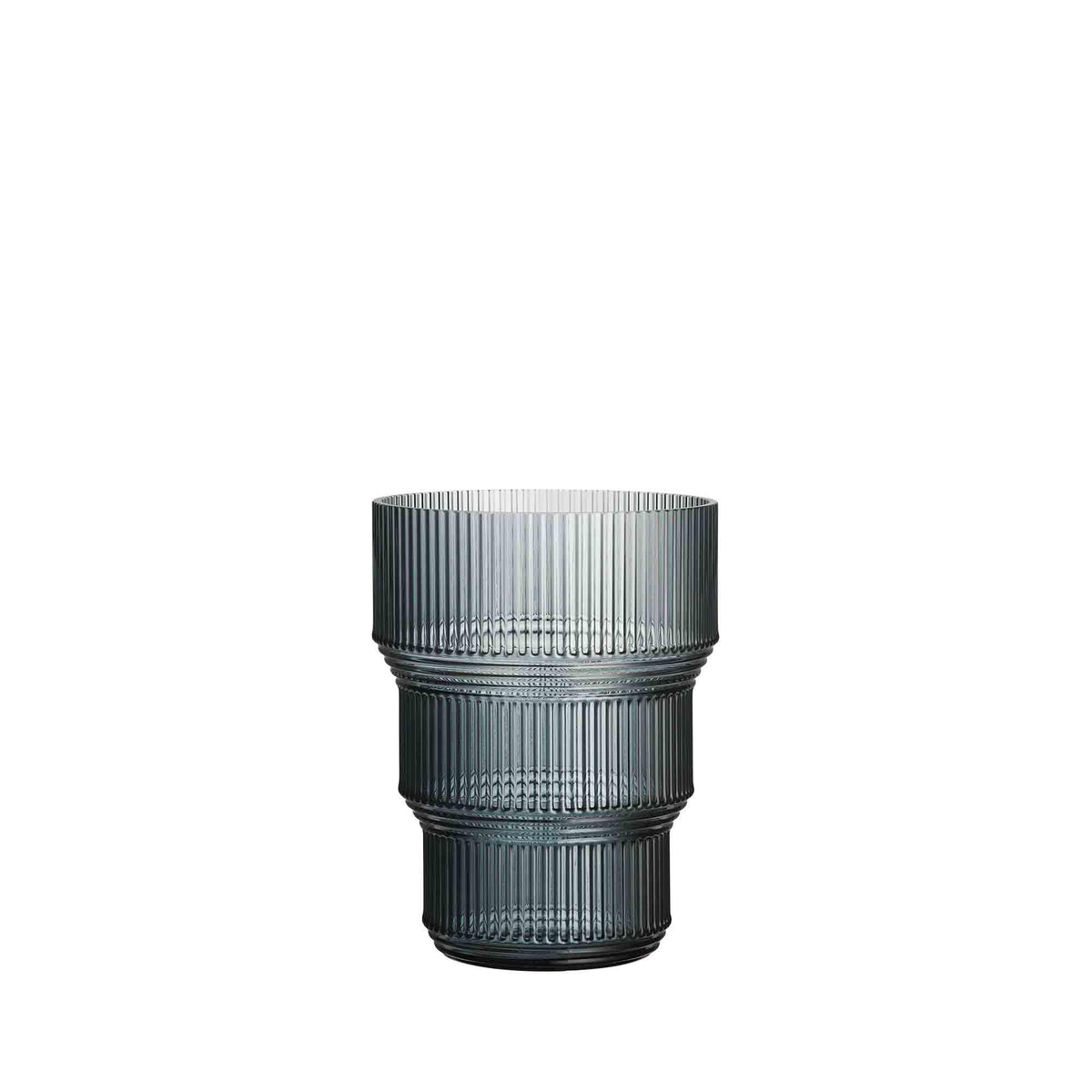 Kosta Boda Pavilion Tulip Vase Gray