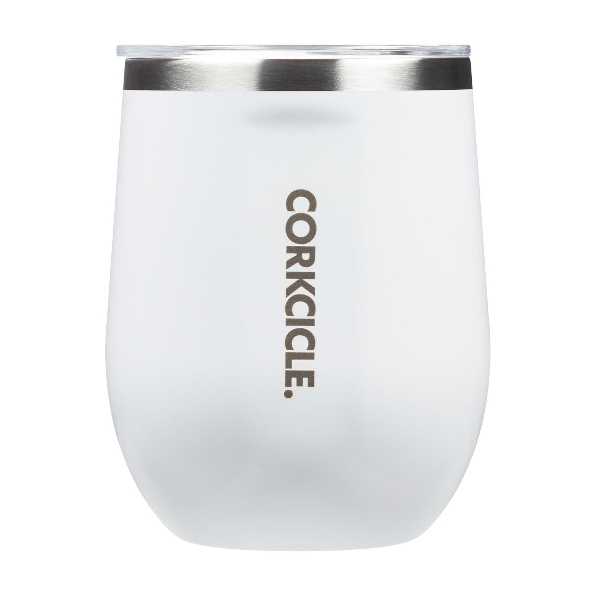 Corkcicle 12oz Stemless Wine Cup - Gloss White