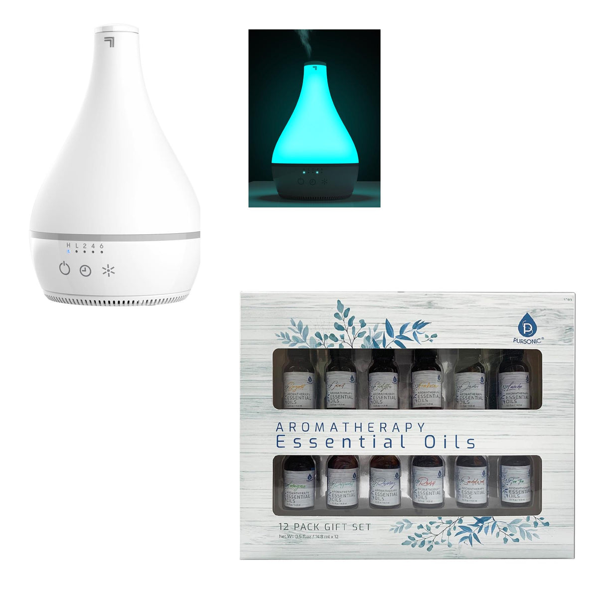 Vornado AROMA 2 Ultrasonic Humidifier with Aromatherapy and Essential Oils (12 pack)