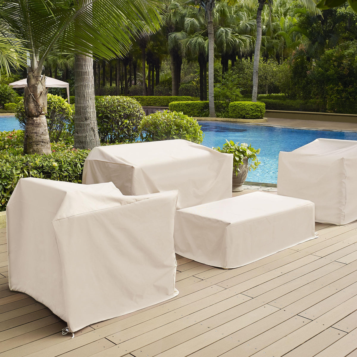 Crosley Outdoor 4Pc Outdoor Furniture Cover Set